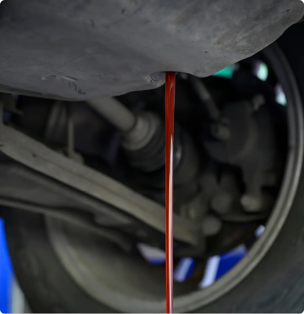 Close-up of mechanical components.